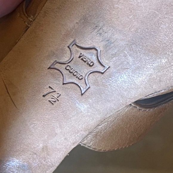 Dolce Vita platform metallic t-strap high heel sandals -Size 7.5 - Picture 12 of 14